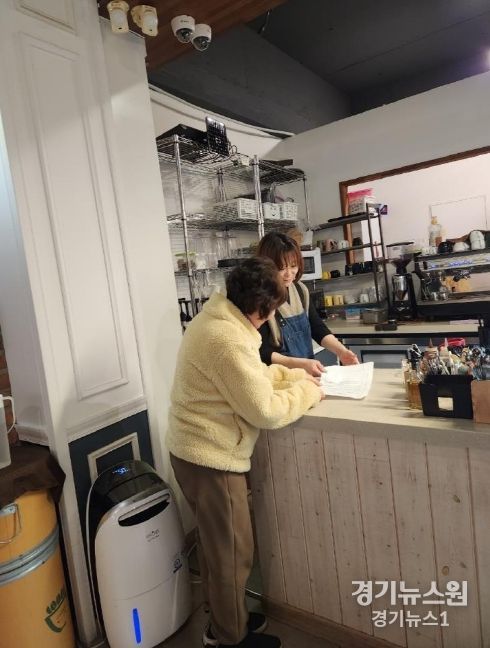 구 관내 카페 지도‧점검 사진