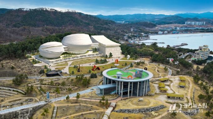 포항시립박물관 건축 조감도.