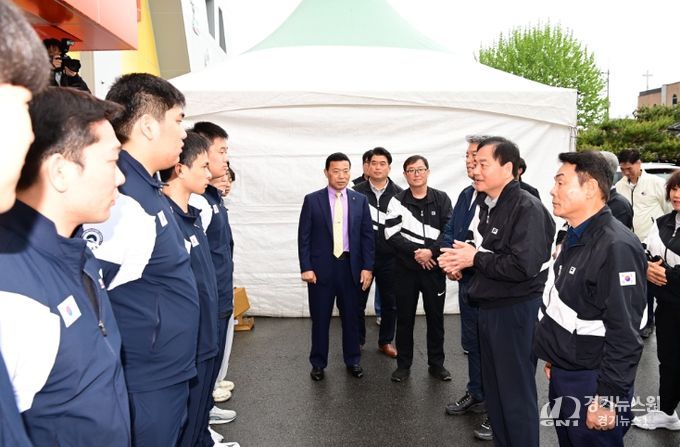 김천시 제63회 경북도민체전 사전경기 방문 ‘