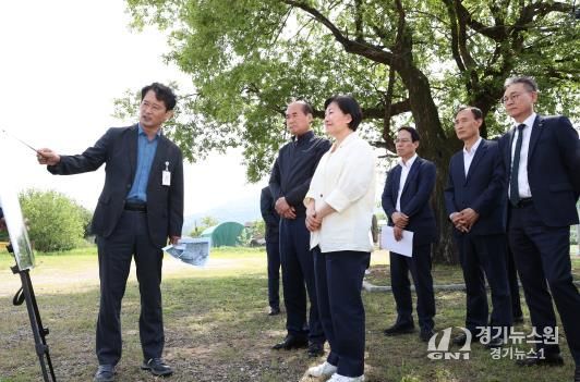 송미령 농림축산식품부 장관, 상주 농촌공간정비사업 현장 점검