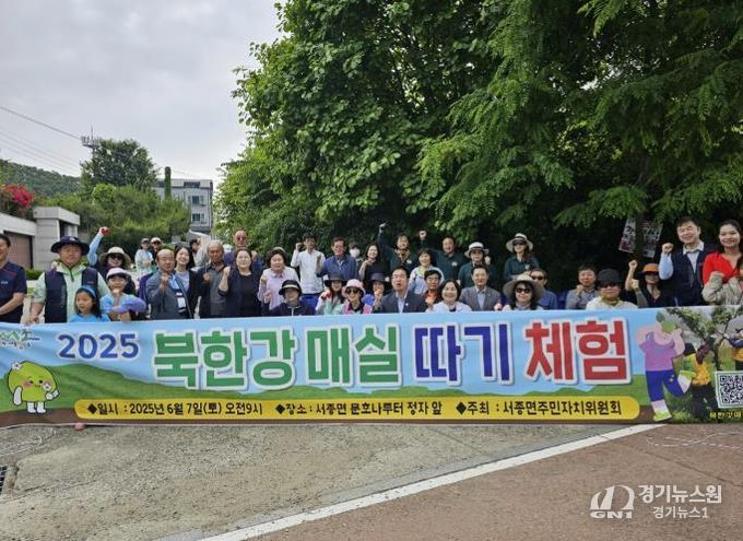 서종면 주민자치위원회 매실체험