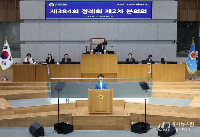 경기도의회 경제노동위원회 고은정 위원장(더불어민주당, 고양10)