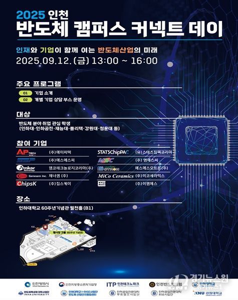 , ‘인천 반도체 캠퍼스 커넥트 데이’ 열린다