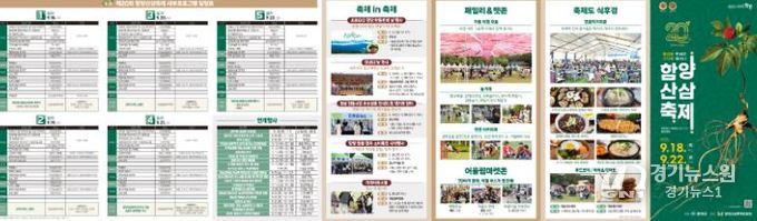 제20회 함양산삼축제, 9월 18일 화려한 개막