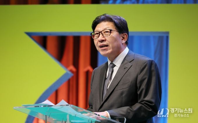 2028 세계디자인수도 부산 수락연설 사진