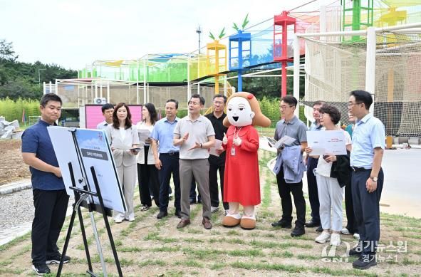 중구, 입화산 아이놀이뜰 공원 10월부터 시범운영…‘현장 간부회의’ 진행