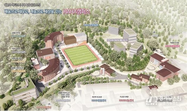 하하(HAHA)캠퍼스 세부 조성계획(안) 조감도