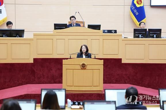 김미경 도의원 9월 19일 전라남도의회 본회의장