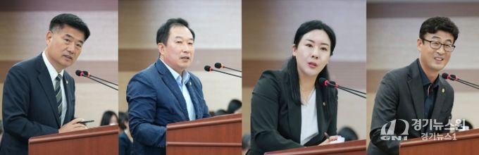 맹의석‧천철호‧김은아‧안정근 의원 시정질문