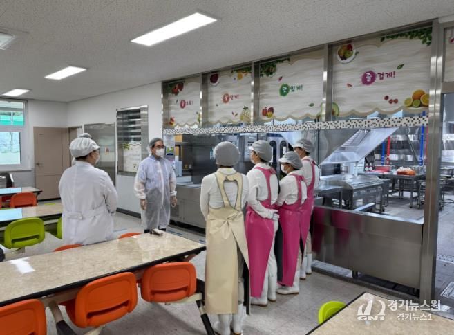영동교육지원청 간부공무원 학교급식 특별점검