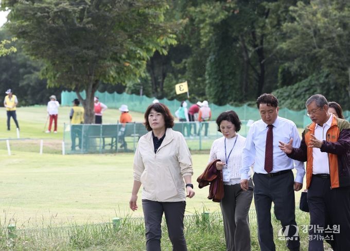 김영환 충북도지사, 충주호 파크골프장 현장 방문