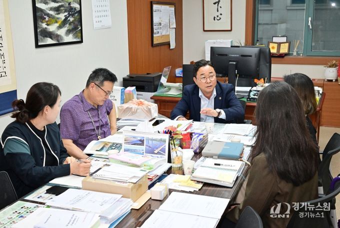 권태호 울산시의원, 중구 관계자들과 2026년 시비 지원방안 및 지역현안 협의 간담회