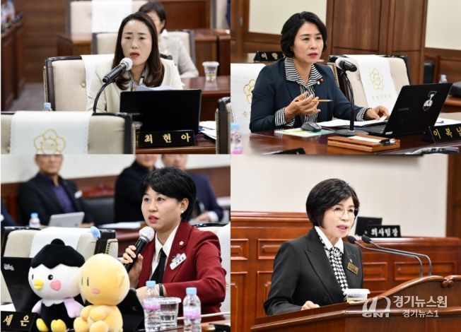 최현아, 이복남, 이세은, 오행숙 의원 질문자