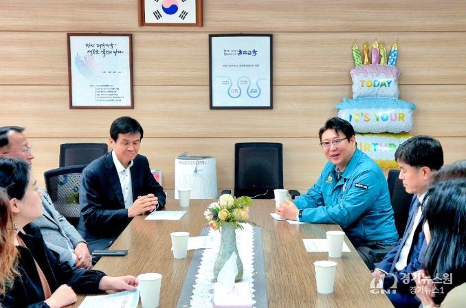 권순용 의원, 학교급식 현장 점검 및 조리 실무사 의견청취’간담회
