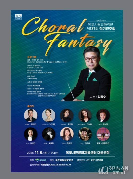 목포시립교향악단, 제137회 정기연주회 개최