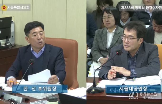 질의하는 한신 의원