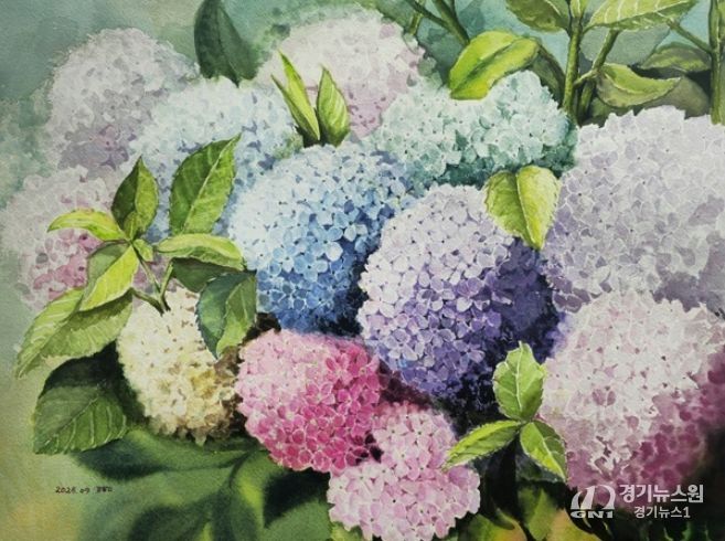 붓끝에서 피어난 평생학습, ‘꿈나무 수채화 동아리전’ 개최