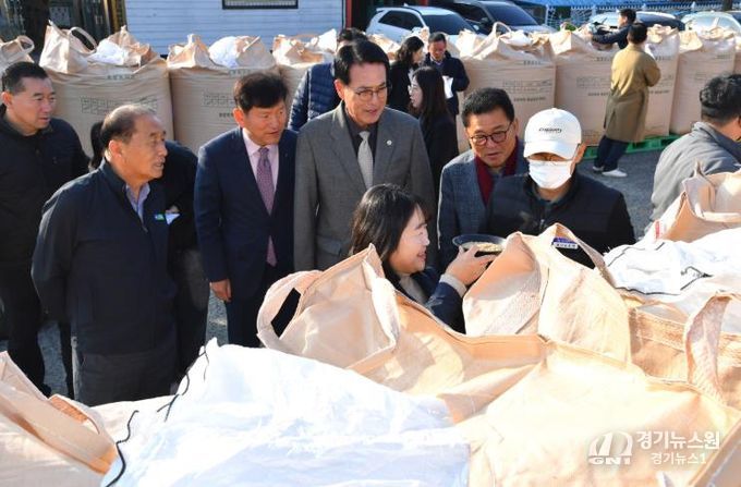 울주군, 2025년산 공공비축미곡 건조벼 첫 매입