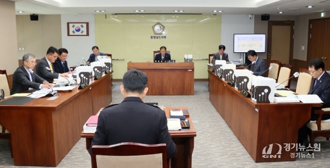 충남도의회 건소위, 소방본부 행감