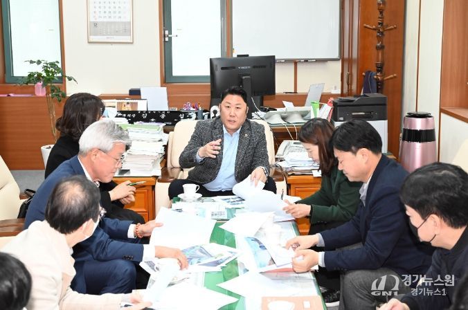 김종섭 부의장, 약사초등학교 안전환경 개선 간담회