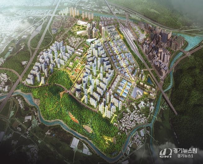 울산 케이티엑스(KTX)역세권 복합특화단지 예상조감도.