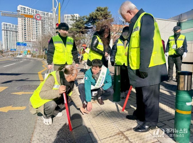 백현조 산업건설위원장, 북구지역 보행약자 이동편의ㆍ안전시설 실태점검