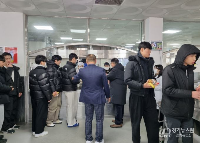 교육공무직원 파업에 따른 학교급식 현장 점검