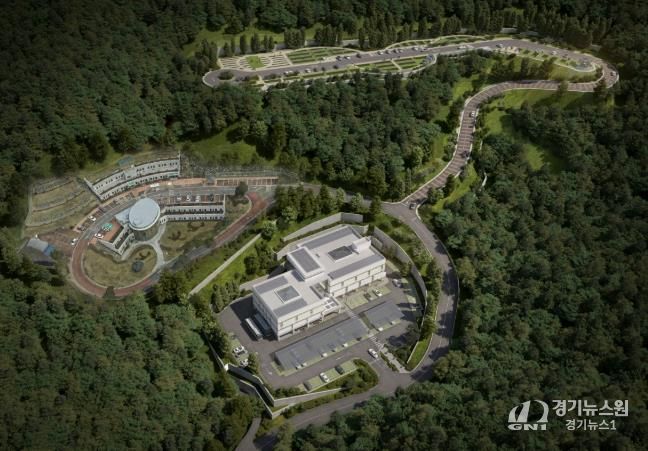 아산시 공설장사시설 조감도(봉안당·자연장지)