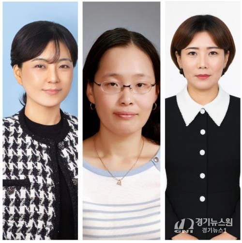 수상자 전체 사진2(왼쪽부터 월계중 김은실, 창의융합교육원 김윤미, 우산중학교 장미라)