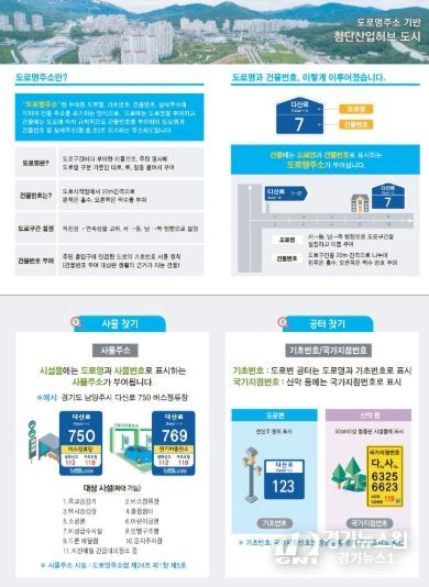 남양주시, 시민 편의 위한 휴대용 주소정보안내도 제작 …읍면동에 배포