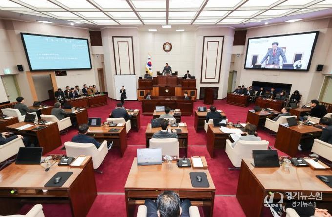 제292회 제2차 정례회 폐회(본회의장 전경)