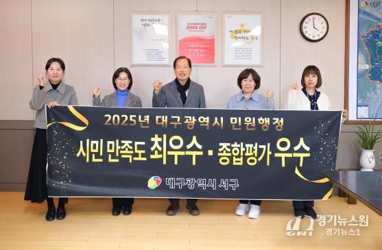 대구 서구, 민원행정 시민 만족도 ‘최우수’, 종합평가 ‘우수’ 기관 선정