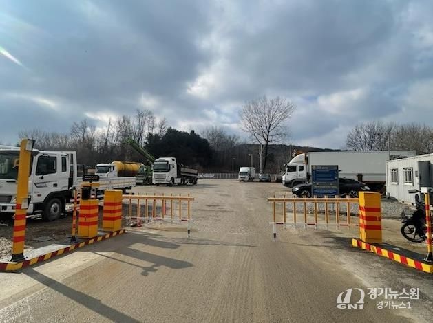 파주시, 건설기계 임시 공영주기장 지속 운영
