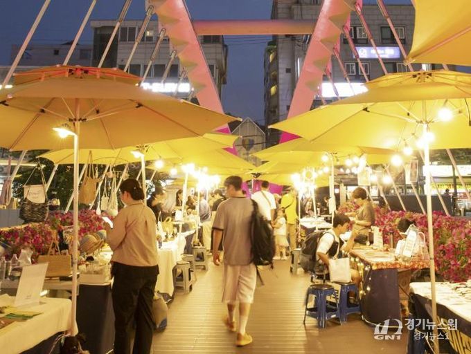 지난해 신원시장 달빛축제 현장