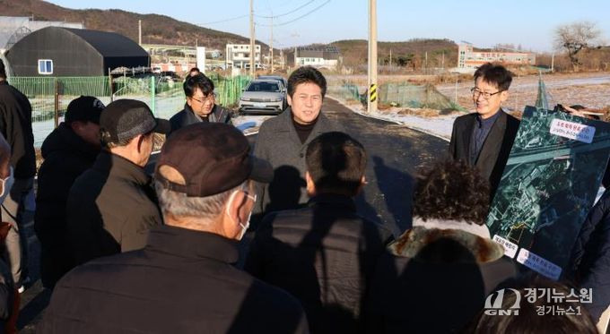 운북동 벌판마을 도로환경개선사업 준공 현장방문