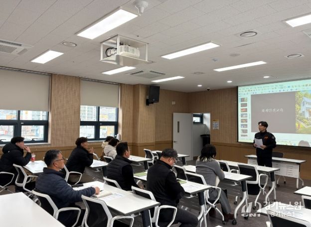 해남소방서, 장애인ㆍ노인시설 겨울철 화재 초기대응 간담회 개최