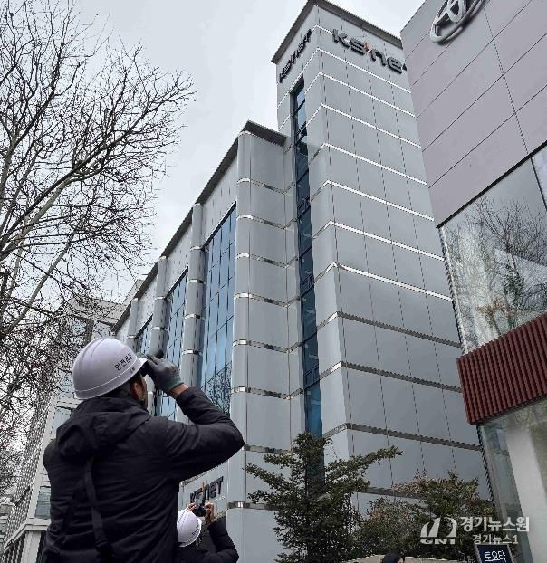 옥외광고물 현장 점검 사진