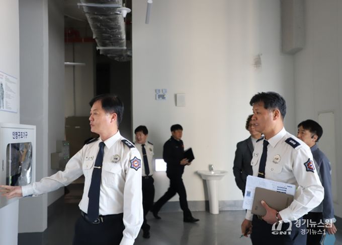 전남소방본부장, 목포 랜드마크 긴급 안전진단 및 목포소방서 현장 행보