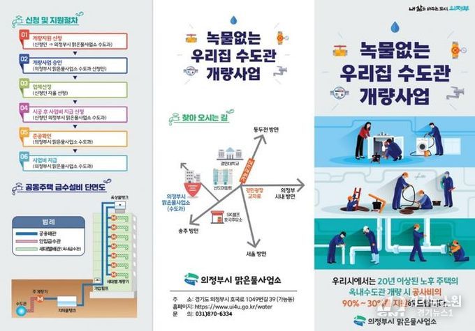 의정부시, ‘2026년 녹물 없는 우리 집 수도관 개량지원 사업’ 추진