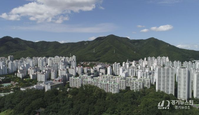 산본신도시 전경