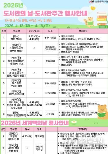 남부도서관 안내문