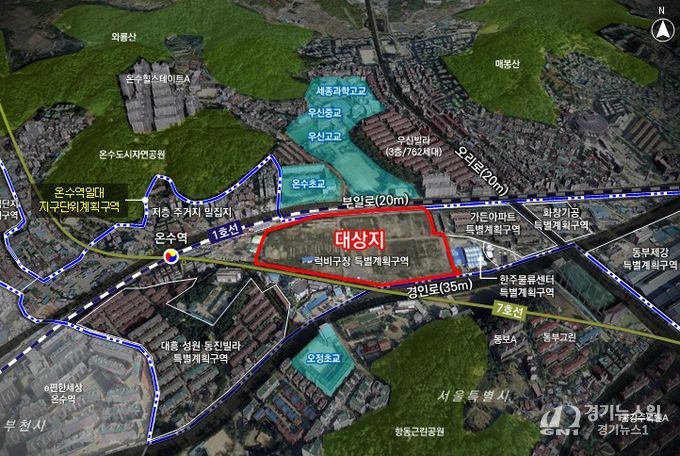 위치도 (구로구 오류동 111-1번지 일대)
