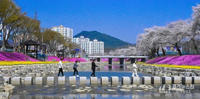 공약이행평가 3년연속 sa등급(경천 양지천 수변개발사업 사진)